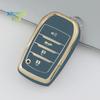 4/5/6 Buttons Car Smart Key Case Cover For Toyota Alphard Vellfire 2012 Previa  Shell Fob Holder Protector Accessories