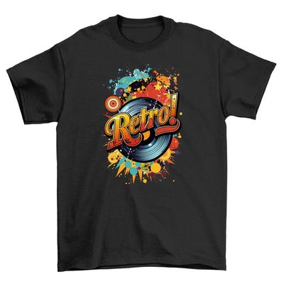 Retro_75 ''Blast from the Past'' T-Shirt - Vintage-Feeling! Lustiges T-Shirt, Unisex bedruckt