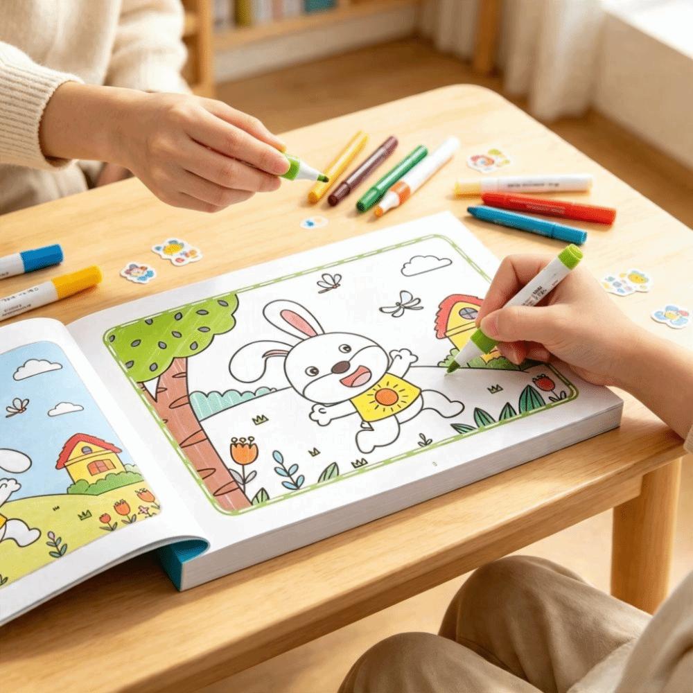 Animals Drawing Book Stick Figures Drawing Toy Early Education Toys Coloring Books  School