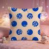 Cute Polka Dot Pop Cushion Cover Premium Comfort Reversible Pillow Cove Two in One Design for Any Room  Car Interior
