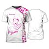 Deadpool Fashion 3D Printed T-shirt Paired with Cool Battle Print, Summer Round Neck Short Sleeved Loose and Eye-catching