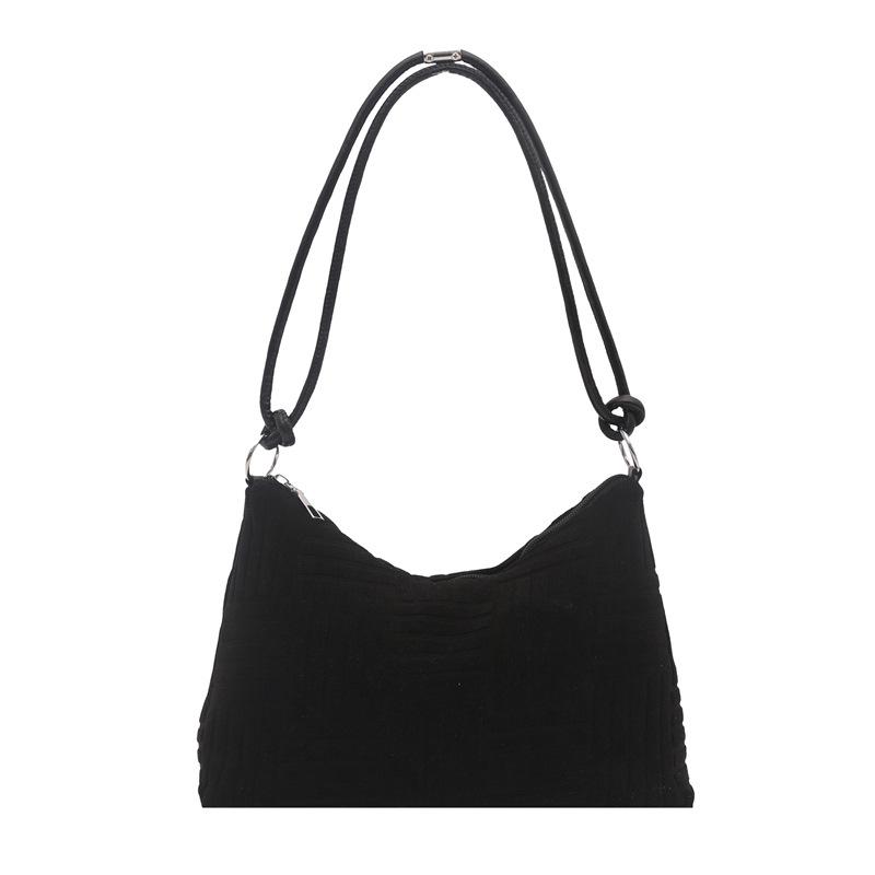 

Retro highend sense work commuter bag women s new fashion trend largecapacity student shoulder dumpling bag чёрный