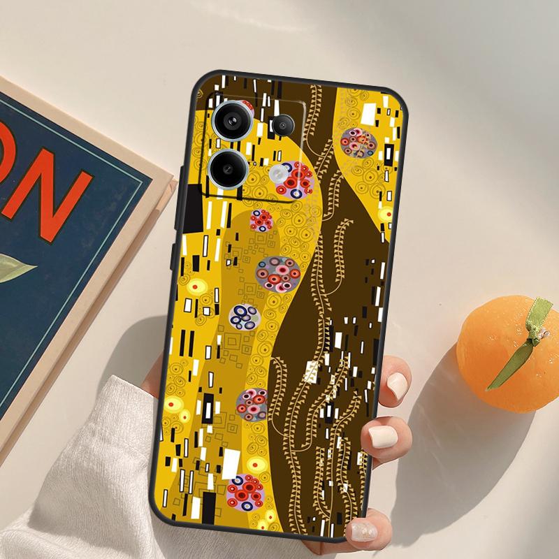 Kiss by Gustav Klimt Funda For Xiaomi Redmi Note 9 10 11 12 13 14 Pro 9S 10S 11S 12S Redmi 13C 10C 12C 14C Case