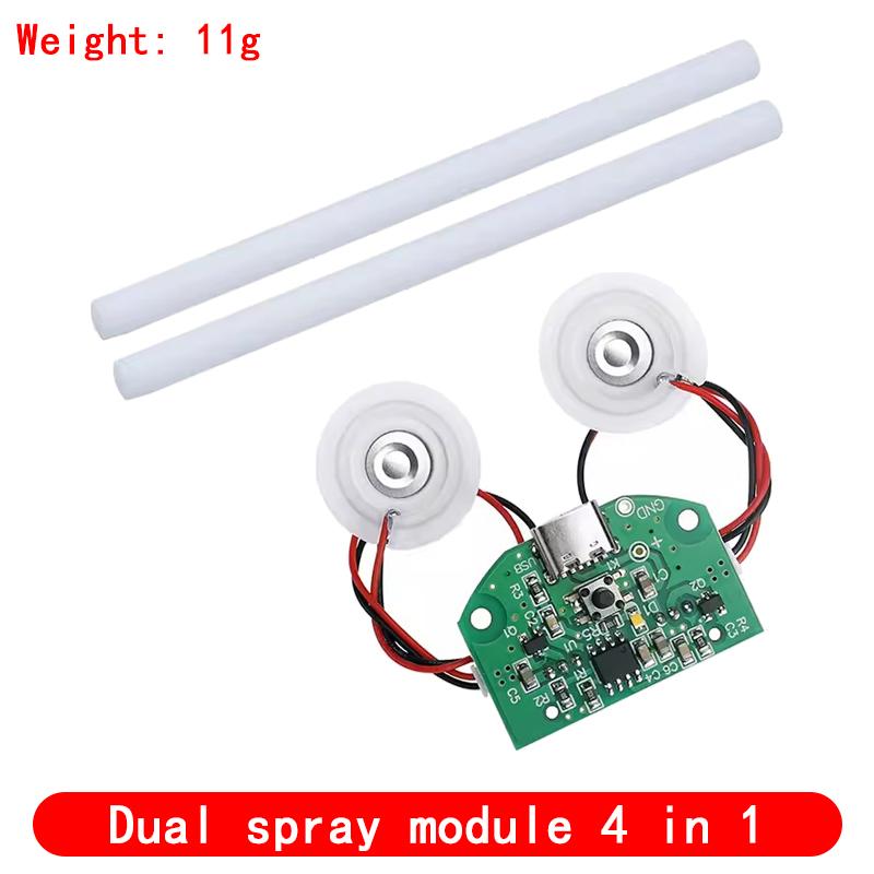 Dual spray atomization module USB humidifier driving circuit board atomization experimental equipment ultrasonic DIY incubation