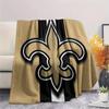 New Orleans Saints Flannel Blanket, High quality Comfortable for All Seasons, Home Decor, Warmth and Comfort