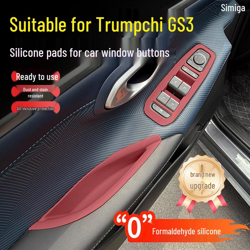 Trumpchi GS3 Interior Protection Set - Door Window Lifter, Console & Gear Shift Sticker Pads
