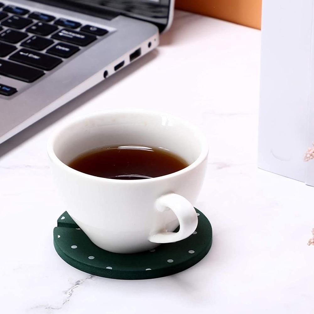 6Pcs Heat Isolation Layer Tea Cup Mat Lightweight Table Ornament  Desktop Tea Cup