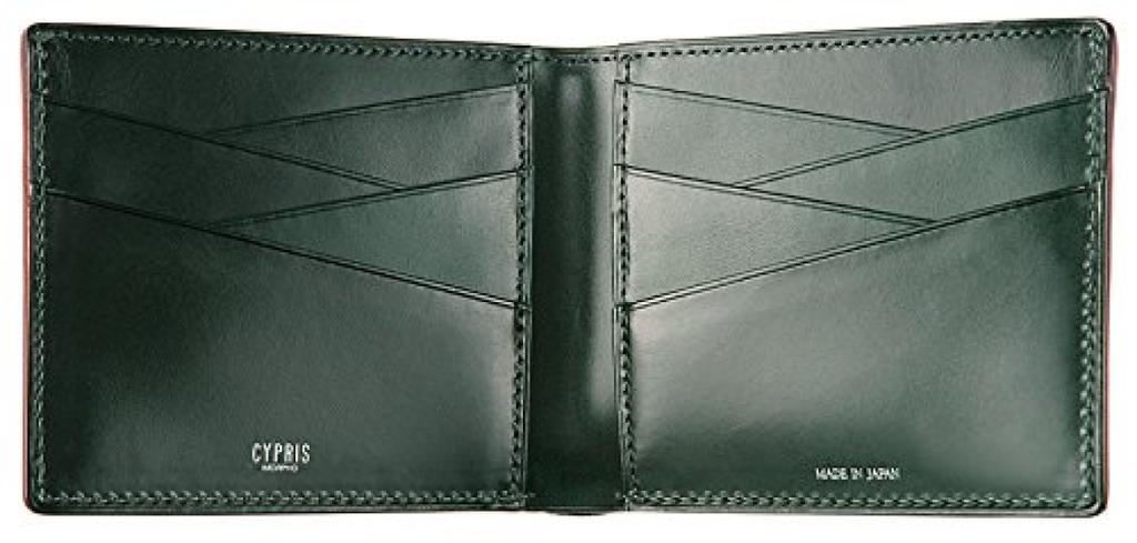 CYPRUS URUSHI Lacquer Bifold Wallet with Card and Bill Genuine Made in Perfect Gift for or 4327 - - Compartment, Leather, Japan, Father's Day,