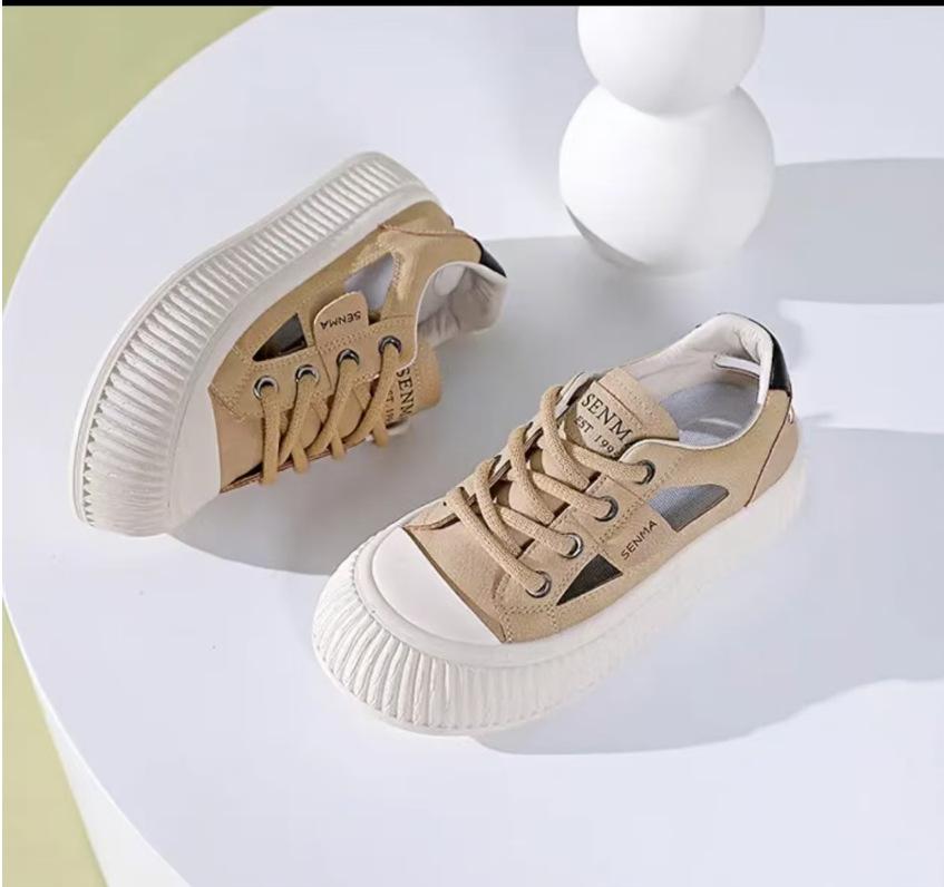 Women's Shoes 2025 Spring Autumn New Fashion Concise Casual Shoes Comfortable Breathable Platforms Sneakers Non Slip Flats