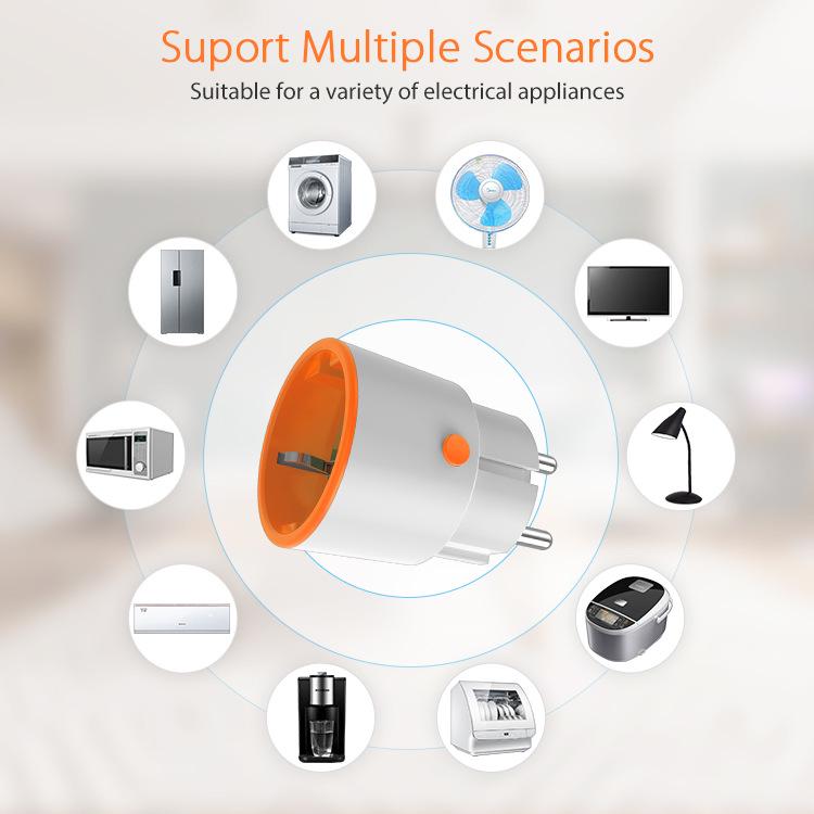 Graffiti Smart 16A ZigBee/WiFi Európska zásuvka s meraním