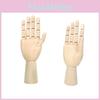Right Left Wooden Hand Model Sketching Drawing Jointed Movable Fingers Mannequin