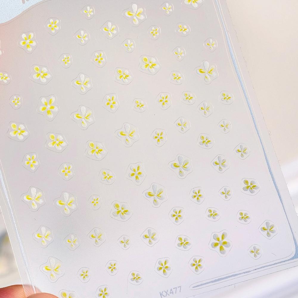 Abstract Silver 5D Nail Art Sticker Elegant French Curve Asymmetric Line Fragments Modern Artistic Self Adhesive Manicure Decal