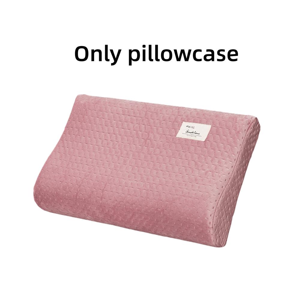High-Grade 50*30cm Cotton Pillowcase Soft Pure Color Pillow Protector Cover Memory Foam Pillowslip Home Bedding Set