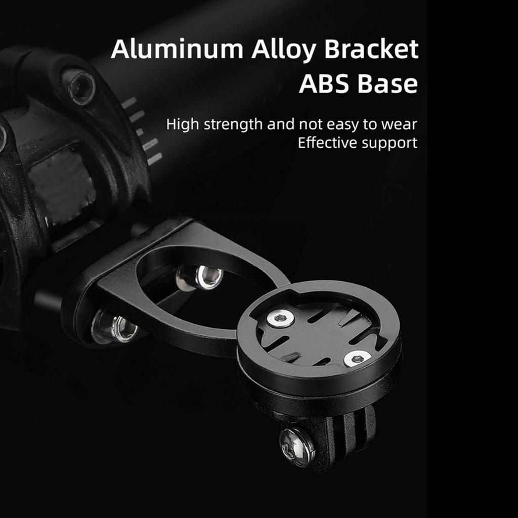 Stopwatch Extension Bracket Aluminum Alloy Cycling Computer Mount Lamp Clamp Base