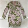 Women's Sexy Deep V Sequins Long Sleeve Dresses