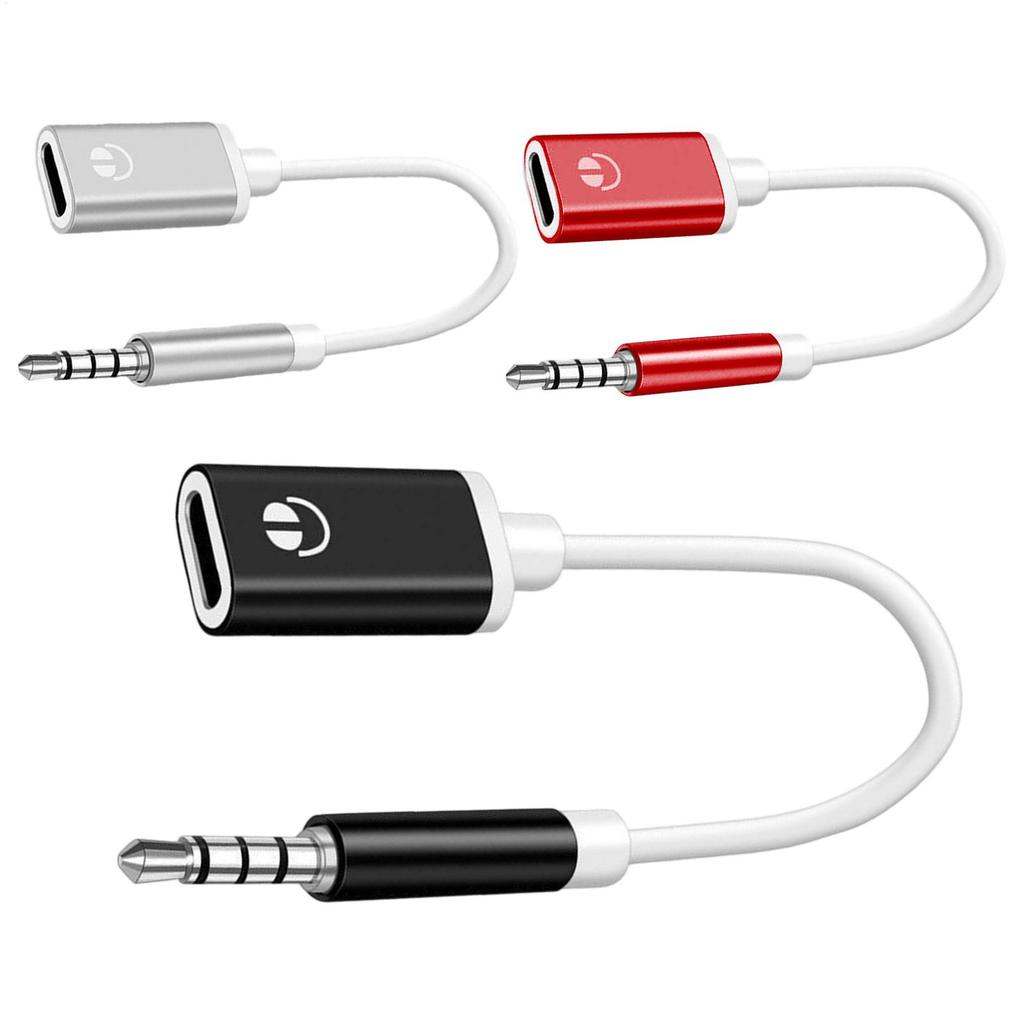 Type C To 3.5mm Headphone Car Stereo Cord 3.5mm Jack Converter Type-C Converter Earphone Adapter Earphone Audio Adapter Cable