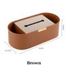 Luxury Multifunction PU Leather Tissue Box Remote Sundries Storage Holder Desktop Paper Drawer Art Home Decor Napkin Box