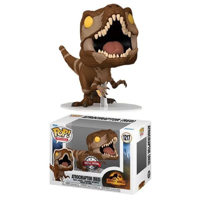 Funko Jurassic World Dominion Pop! Atrociraptor (Red) #1217 Vinyl Figure 3.6 Inches