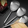 1Pc 304 Stainless Steel Colander Perforated Fine-hole Multi-function Noodle Spoon Frying Filtering Draining Skimmer Colander