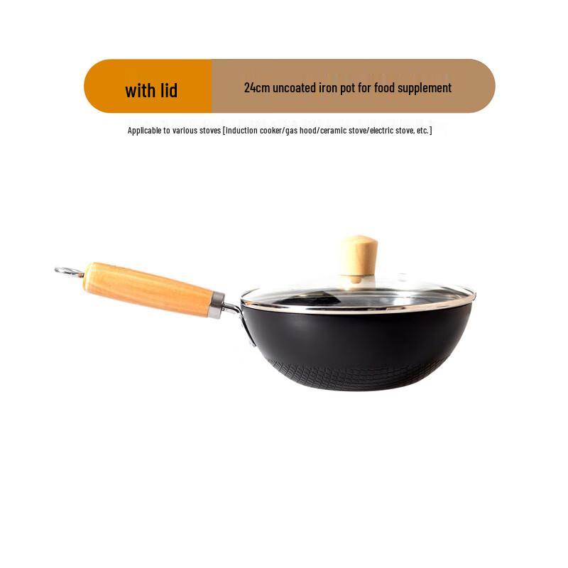 

Yetele 20cm Cast Iron Mini Wok with Lid