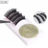 False Eyelashes and Adhesive Tray for Eyelash Extension