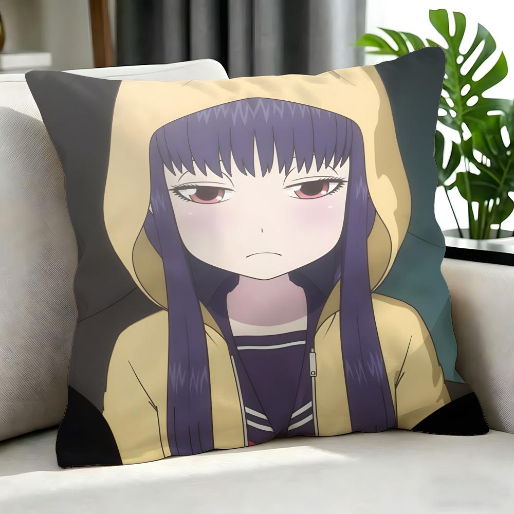 anime Hi Score Girl Cushion Cover Cushion Cover Set Pcs x x x Pillowcase Decorative Sofa Home Decor