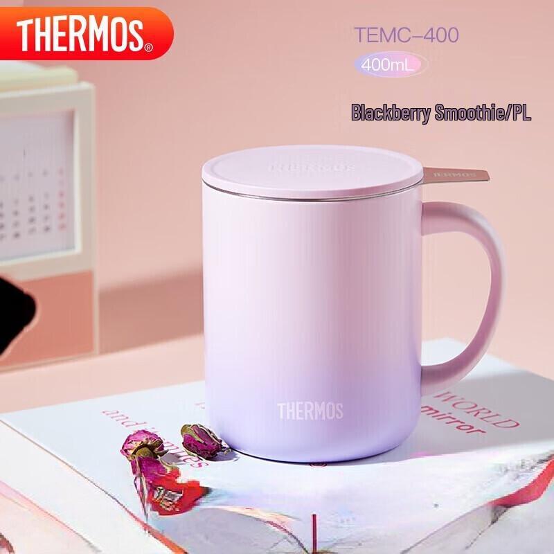Thermos 304 Stainless Steel Insulated Tea Mug with Handle