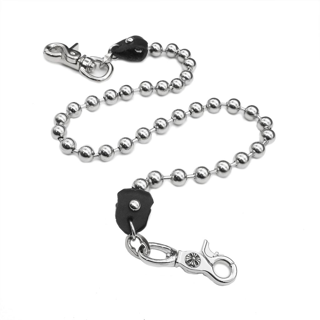 Biker Punk Chain Accessory Uniqsum Short Basic Round Wallet Chain With  Swivel Singapore 19 Inch Chain Length
