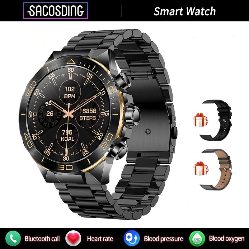 2024 Fashion Smart Watch 1.43 Inch Screen 400 mAh Bluetooth Call Voice Assistant Watch Sports Fitness Waterproof Smartwatch For Men