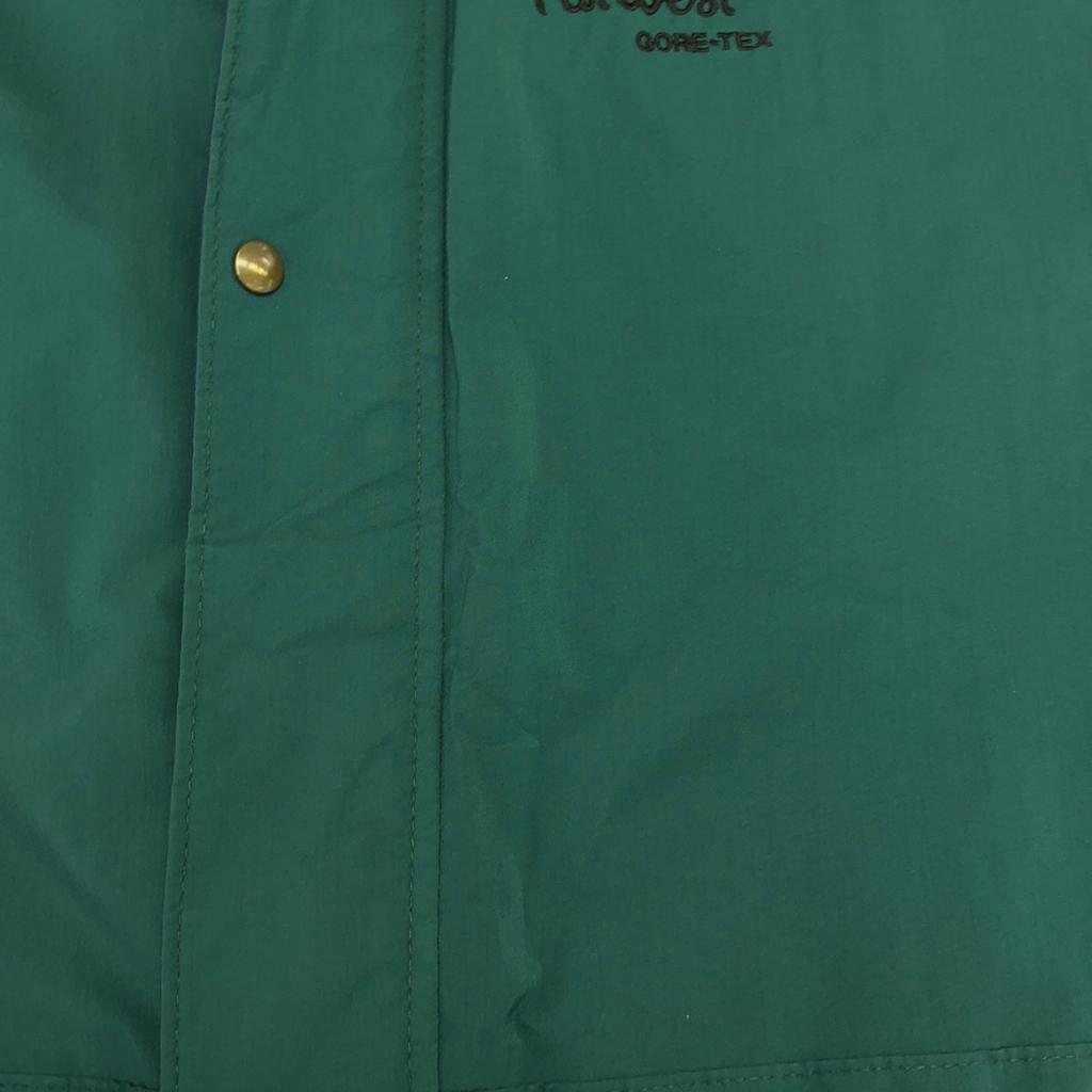 Far West 80s 90s Made In Canada Old Logo Embroidery Nylon Jacket M Green Men's Used