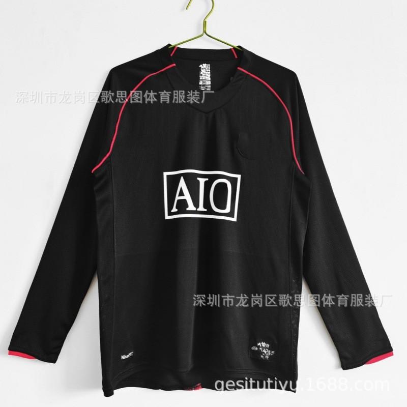 Retro Football Jersey Men Vintage Soccer Shirt Sports Training Top