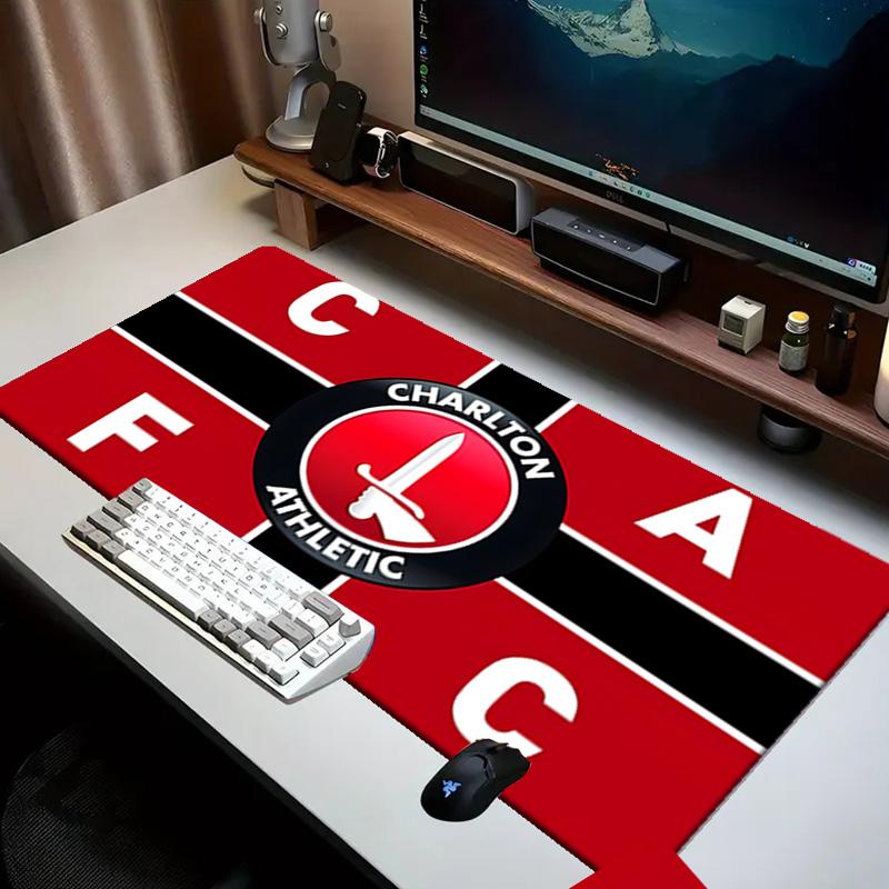 Charlton FC Crest   Mouse pad Office Desk Mat, Gaming Mouse Pad Mousepad, keyboard pad,Heavy-Duty Non-Slip Rubber Backing, Gift