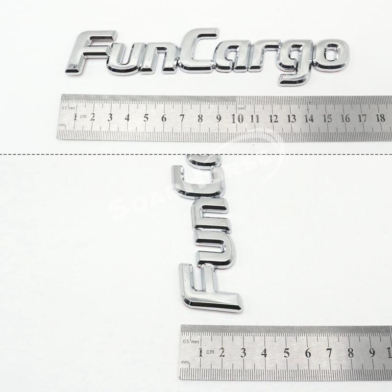 Rear Trunk Script Letter Nameplate Badge Decal Emblem Sticker For SELIMITED Tourer Chaser Platinum Vnturbo Spacio Funcargo