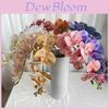9 Head 3d French Phalaenopsis Artificial Flowers For Wedding Home Decor Hotel Arrangement