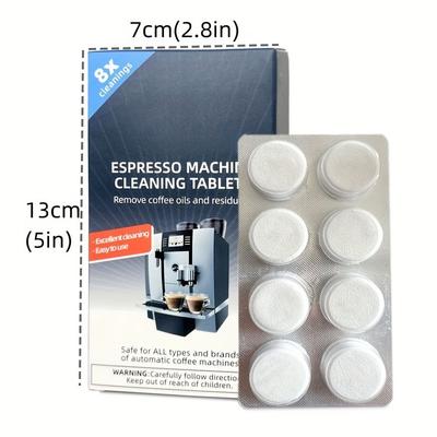 Čisticí tablety do kávovaru Odvápňovač-Zpětný proplach Odstraňovač oleje Roztok Čistič Čisticí tableta, Speciální čisticí pilulka pro kávu