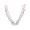 Shi Jiaman Women's Rose Pearl Layered Clavicle Necklace - Elegant Autumn/Winter Sweater Accessory