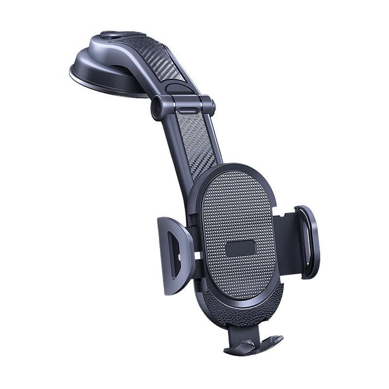 Larger Telescopic Car Phone Holder with Suction Cup and Air Vent Mount