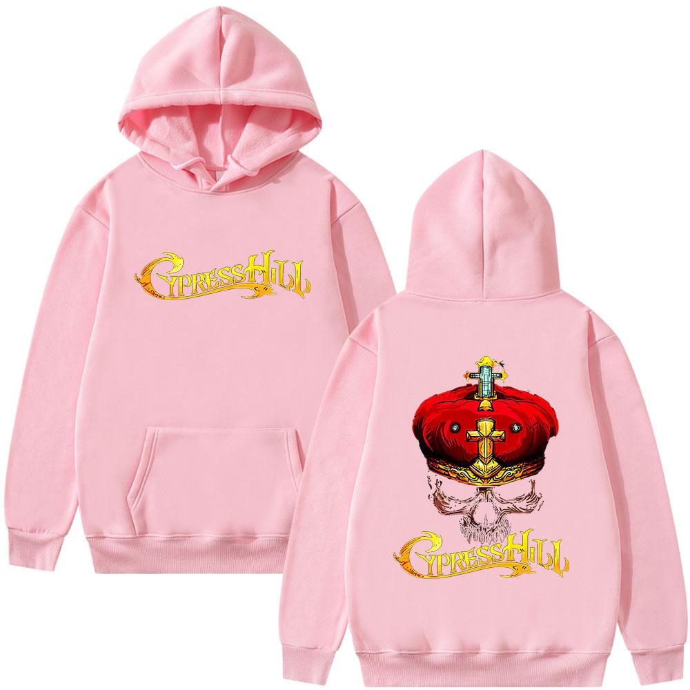 Rapper Cypress Hill Stoned Raiders Hoodie Skeleton Graphic Pullover Male Vintage Casual Hoodies Men Fashion Streetwear