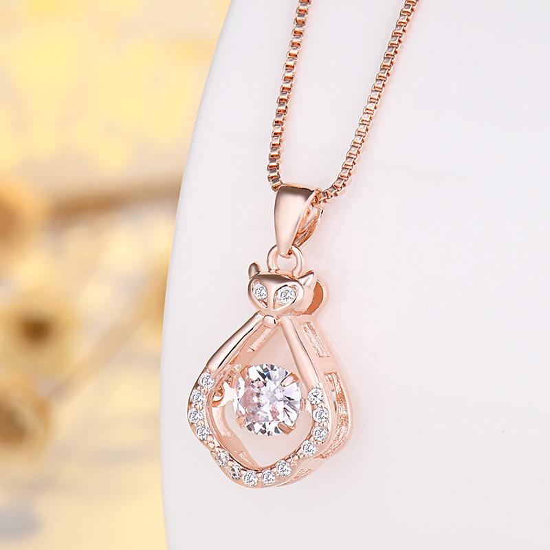 

Женское ожерелье Lindon, кулон из медного сплава, циркон, модный подарок