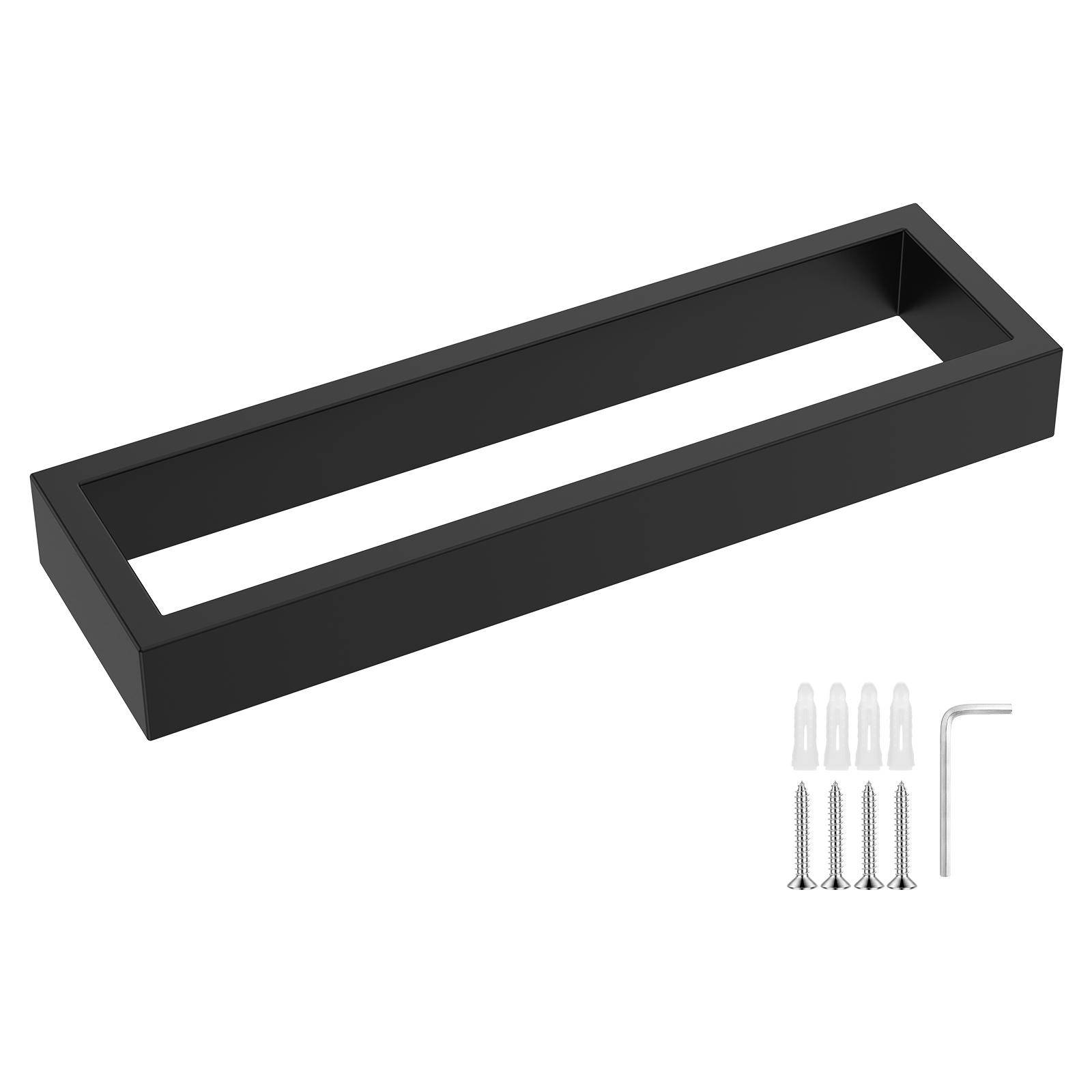 

Towel Holder Towel Ring Matte Black Hand Towel Bar Holder 10 Inch Kitchen Rack Stainless Steel for Bathroom Hardware Wall Mounte чорний