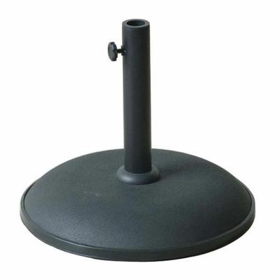 Round Umbrella Base Cement 41.5x35 Cm 15KG Black Garden, Pool, Terrace 10447