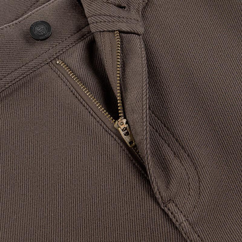 Qipai Herren Twillhose aus Wollmischung