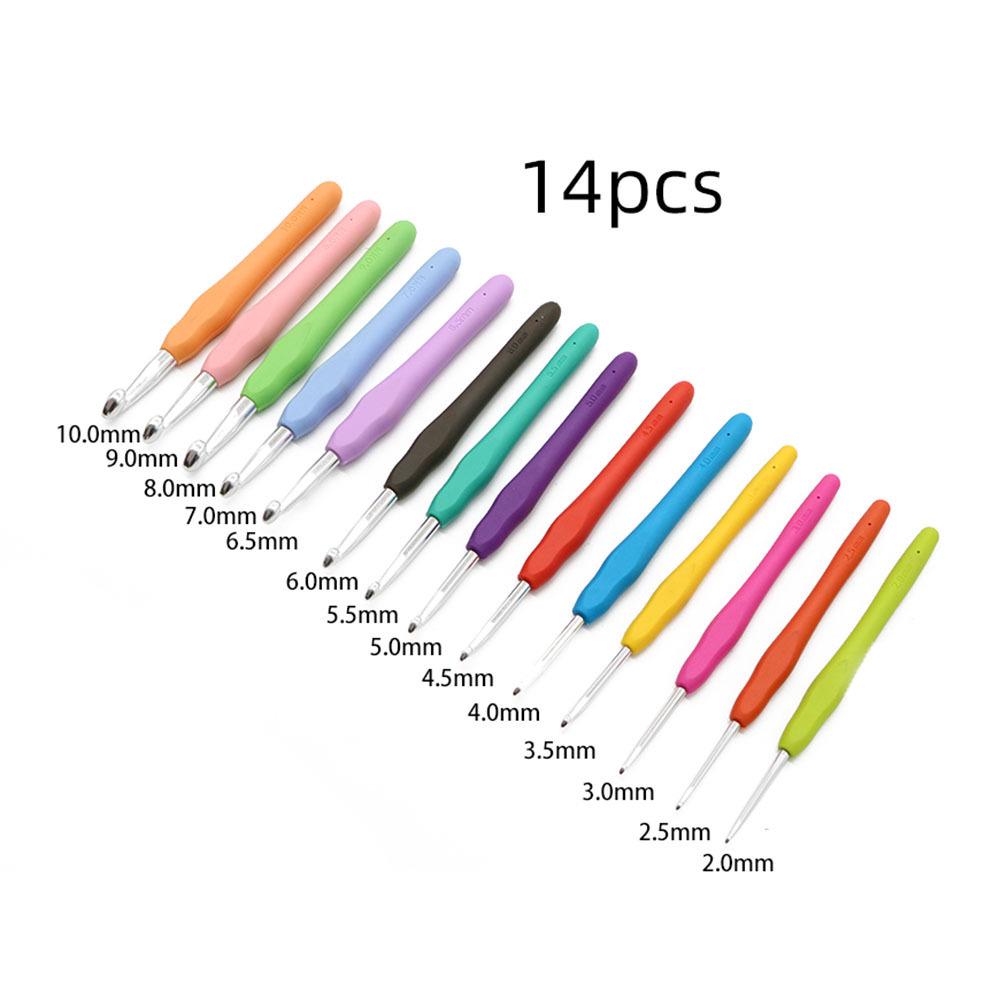 Handmade Crochet and Knitting Tool Kit: Sweater Bag, Non-Slip Hooks, Various Needles, & Yarn