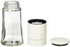 Pearl Metal Delicious Taste Ceramic Pepper Salt Mill White & C-894