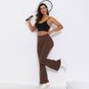Nessaj Dámské kalhoty na jógu s vysokým pasem Volné sportovní kalhoty se širokými nohavicemi Gymnastické taneční fitness kalhoty