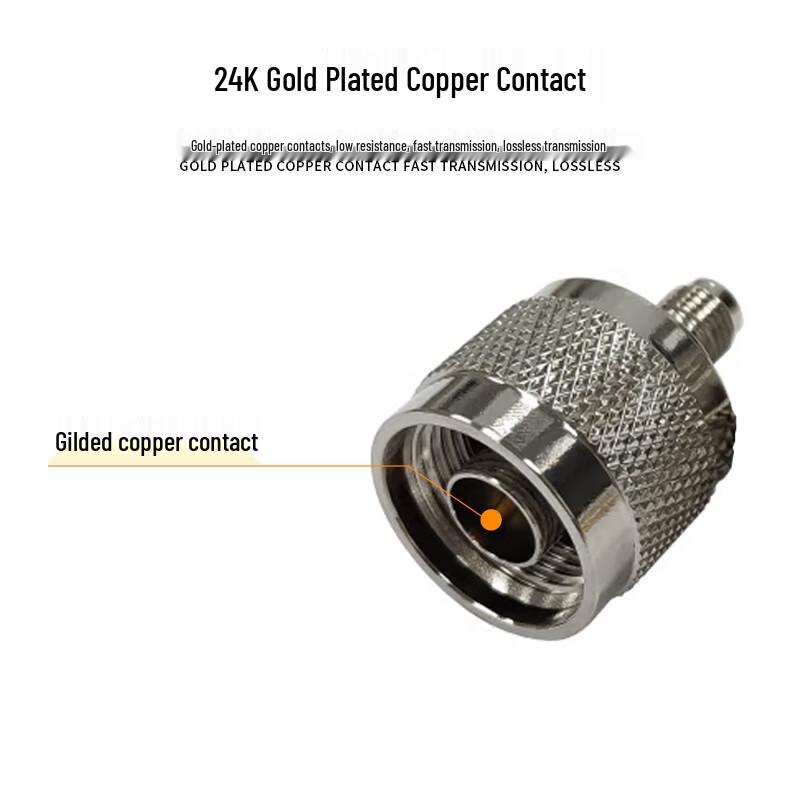 Fengyingzi SMA Male to N Male RF Coaxial Adapter 6G 50 Ohm (Pair)