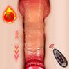 Realistic Dildo Telescopic Vibrator Big Penis Female Stimulator Anal Plug for Women with Heating Thrusting Adult Sex Toys