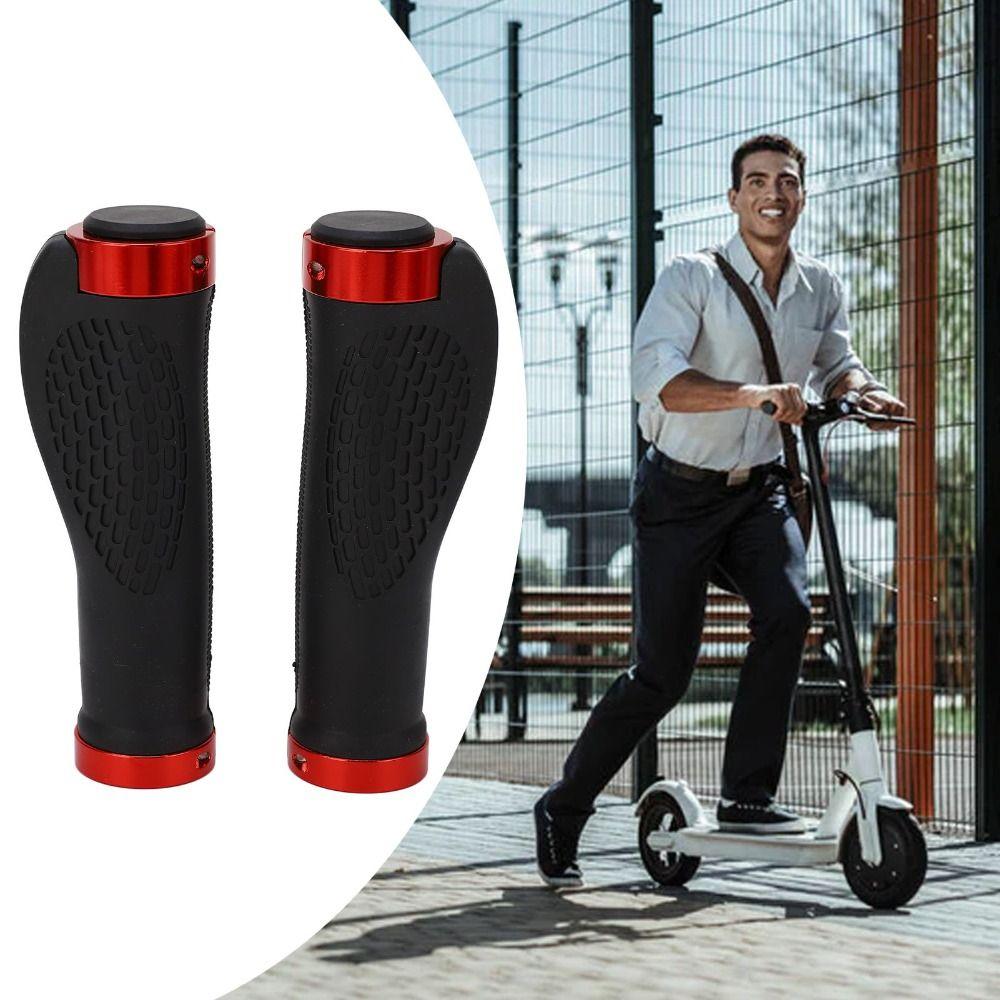 1Pair Widen Holding Surface Scooter Handle Bar Grip Anti-Slip Bike Handlebar Grips  Downhill Cycling
