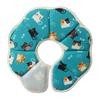 Adjustable Cartoon Printed Cat Cone Collar Breathable Soft Pet Elizabethan Collar Waterproof Cat Recovery Collar Pet Grooming