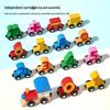 Magnetic Train Toy for Kids - Iron Educational Building Blocks Track, Suitable for Ages 1-6.